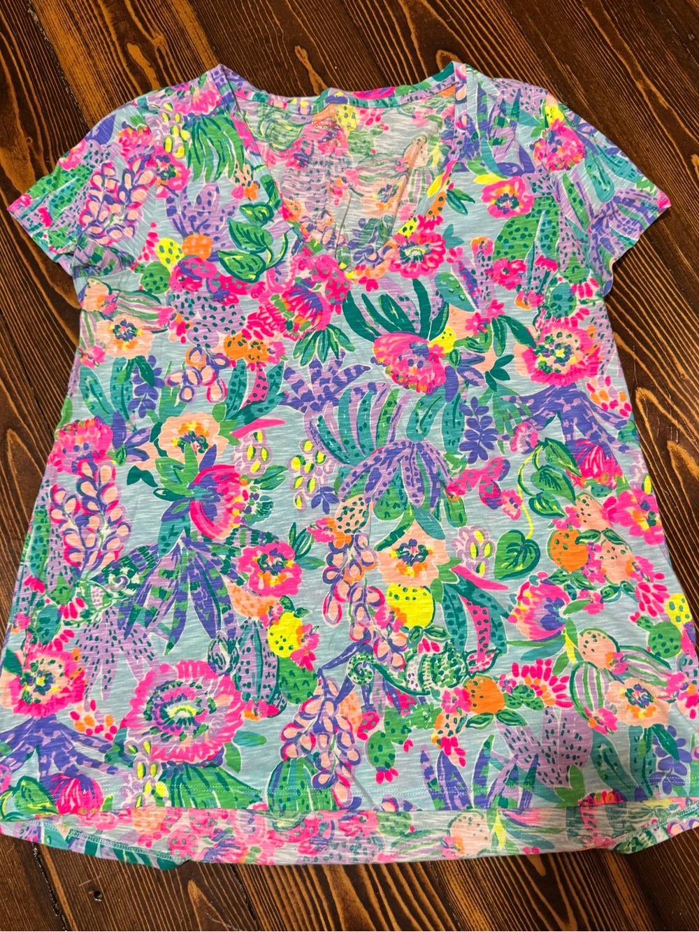 Lilly Pulitzer Bright Floral Tee - Multicolor